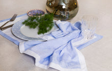 Load image into Gallery viewer, Flora (Cornflower) Mat and Napkin, set of 4
