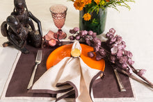 Load image into Gallery viewer, Cappuccino Mat and Napkin, set of 4
