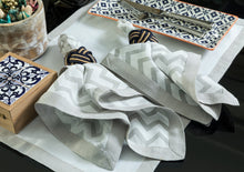 Load image into Gallery viewer, Harbour (Flint) Mat and Napkin, set of 4
