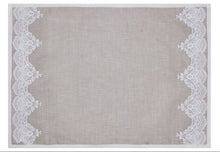 Load image into Gallery viewer, Bianco Mat and Napkin, set of 4

