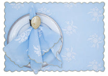 Load image into Gallery viewer, Allure (Celeste) Mat and Napkin, set of 4
