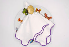 Load image into Gallery viewer, Bramble (White) Napkins, set of 4
