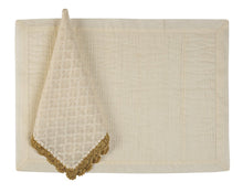 Load image into Gallery viewer, Alabaster Mat and Napkin, set of 4
