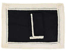 Load image into Gallery viewer, Ecru Mat and Napkin, set of 4
