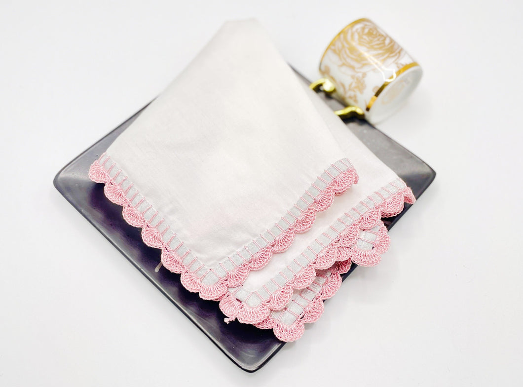 Medley cocktail napkins (Pink), set of 4