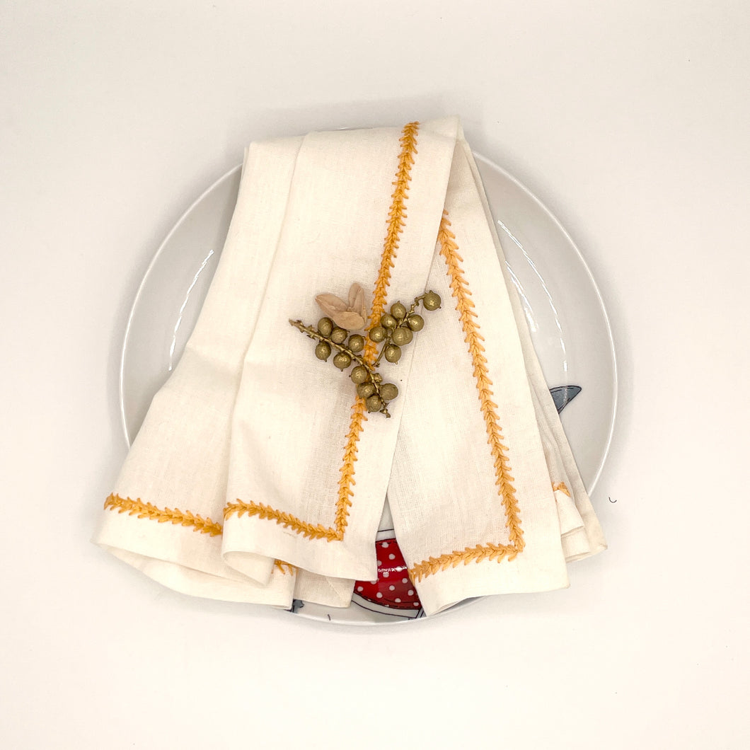 Frolic Mustard Napkin